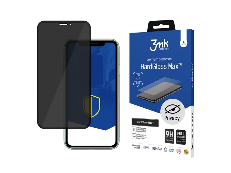 3Mk Hardglass Max Privacy Pro Apple Iphone X/Xs/11 Pro, Sort