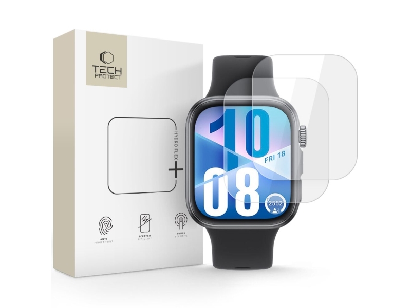 4Kom.Pl Hydrogel-Folie Tech-Protect Hydro Flex+ 2Er-Pack Für Huawei Watch Fit 3/4 - Clear
