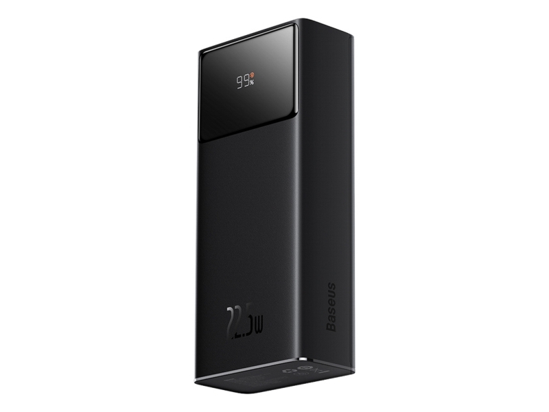 Powerbank Baseus Enerfill Fp41 30000Mah 22.5W Baseus Simple Usb-A - Usb-C 3A 30Cm - Czarny