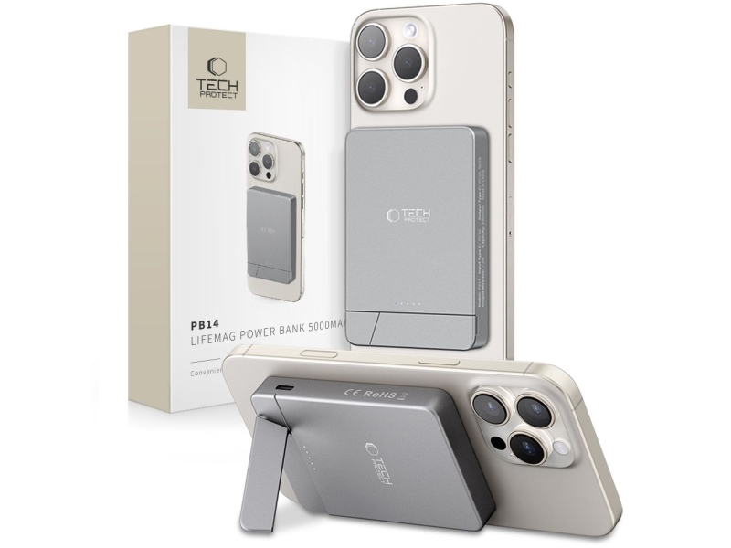 Powerbank Tech-Protect Tech-Protect Pb14 Lifemag Magsafe 5000 Mah Space Grey
