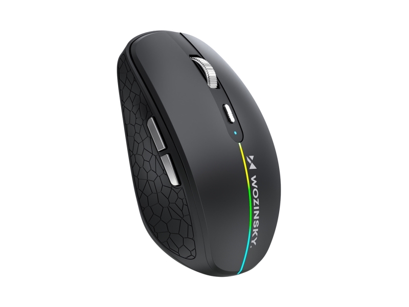 Wozinsky Kabellose Maus Wmgk-1132 Mit Rgb-Beleuchtung - Schwarz