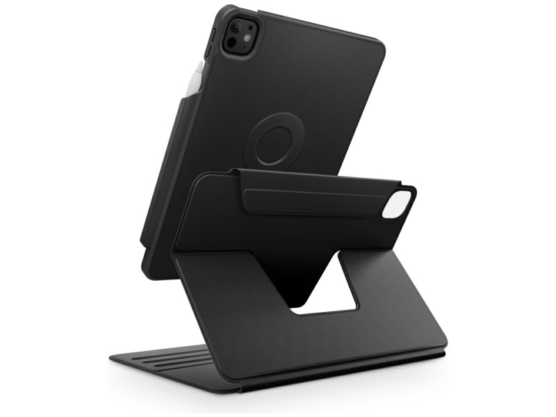 Uniq Rovus Snapmount Magnetisches 360 Drehbares Abnehmbares Case Für Ipad Pro 13" 2024 (7. Generation) - Schwarz