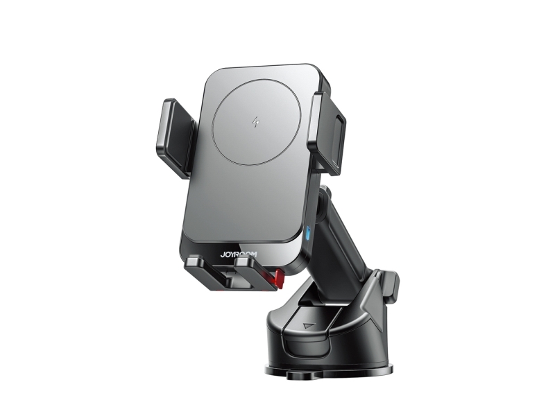 Joyroom Bilholder Med Trådløs Induktionsoplader Til Instrumentbord Joyroom Jr-Zs241s - Sort