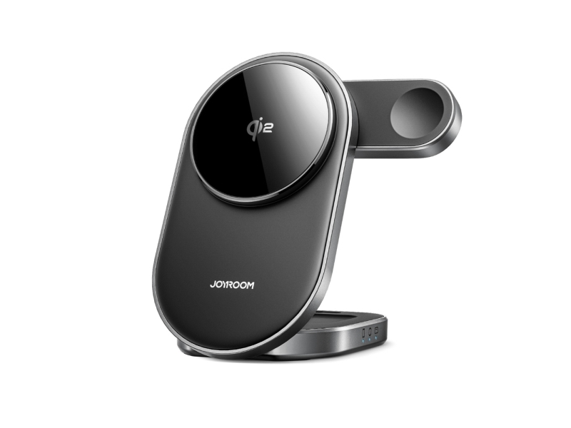 Joyroom Jr-W17 Qi 3-I-1 Trådløs Induktiv Oplader - Sort