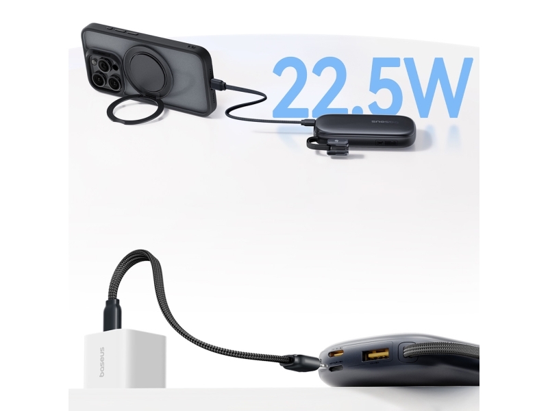 Powerbank Baseus Enerfill Fc21 Qpow 3 Ultra - 10000 Mah - Sort