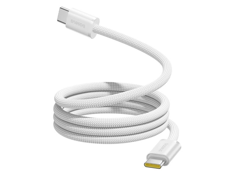 Usb-Kabel Baseus Usb-C Auf Usb-C, 1 M, Weiß (6932172691370)
