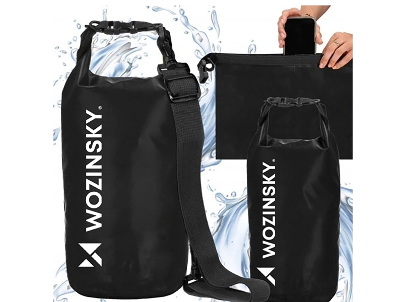 Wozinsky Vandtæt Pose Wwk-20 Til Kajak/Sup 20 L, Sort