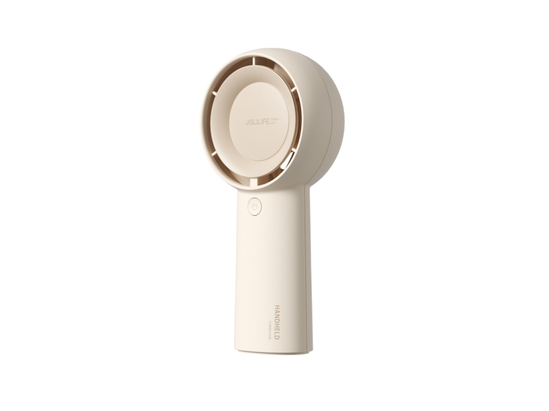 Jisulife Handheld Fan Life5 Plus 4000mAh Portable Mini Blower USB Fan - Beige Powerbank - Beige - 4000 mAh