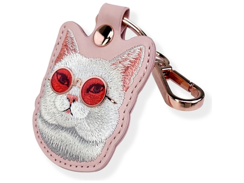 Nimmy Glasses Cool Cat Tracker Case - Pink