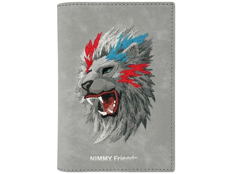 Nimmy Raptor Lion pas/pengekortholder - Grå