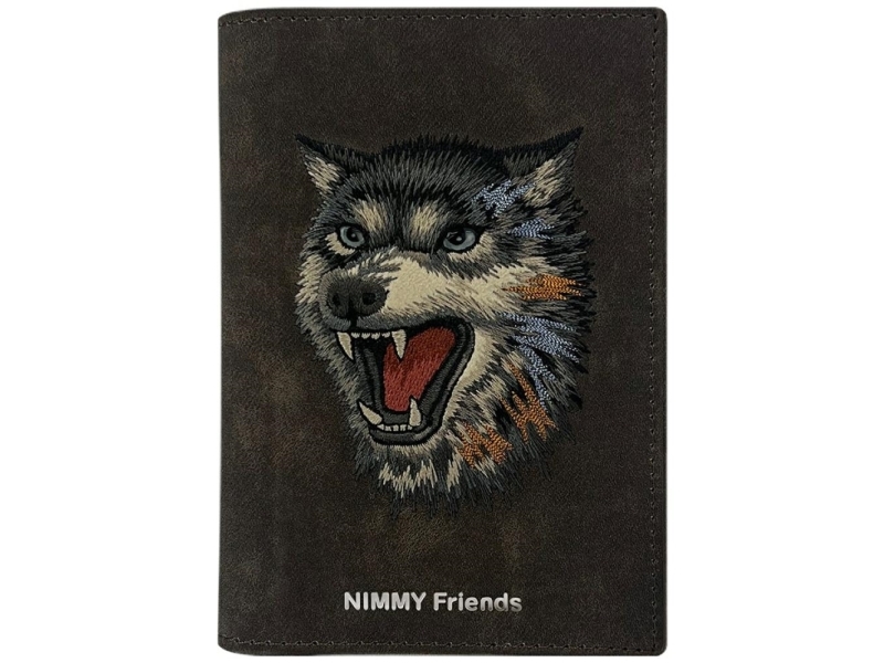 Nimmy Raptor Wolf Pas-/Tegneeetui - Brun