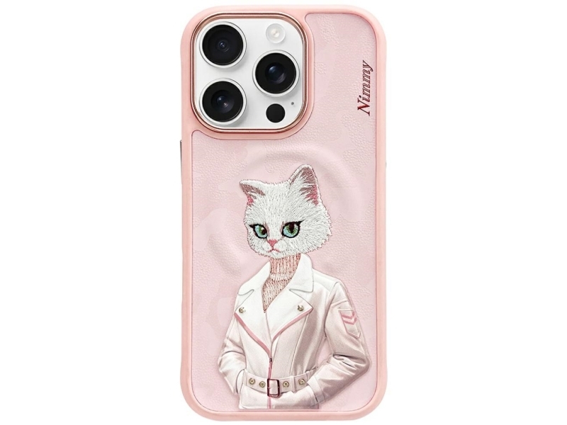 Nimmy Magnetisch Fashion Cute Pet Magsafe Case Für Iphone 16 Pro Max - Pink