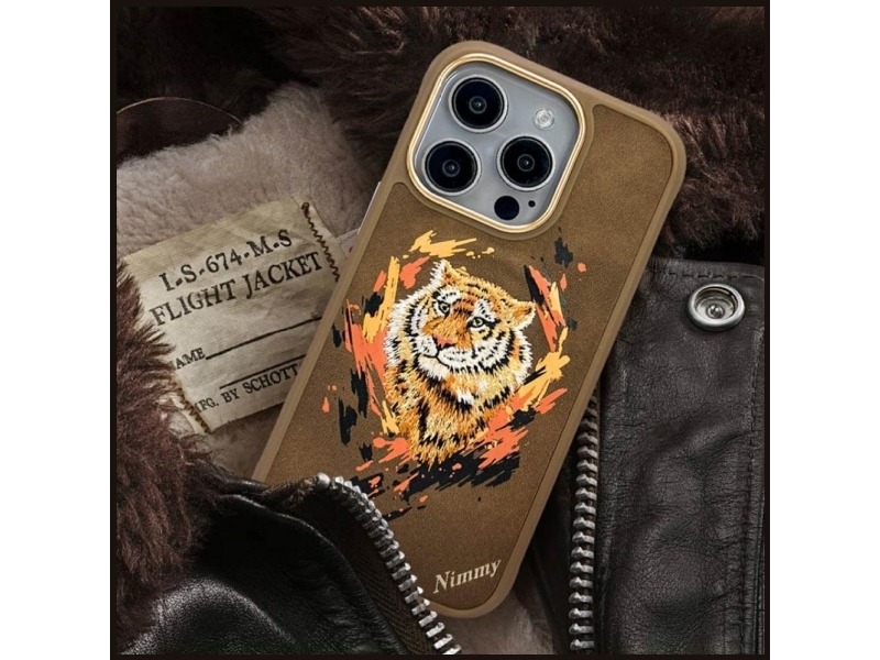Nimmy Tiger Magsafe Cover Til Iphone 16 Pro - Brun