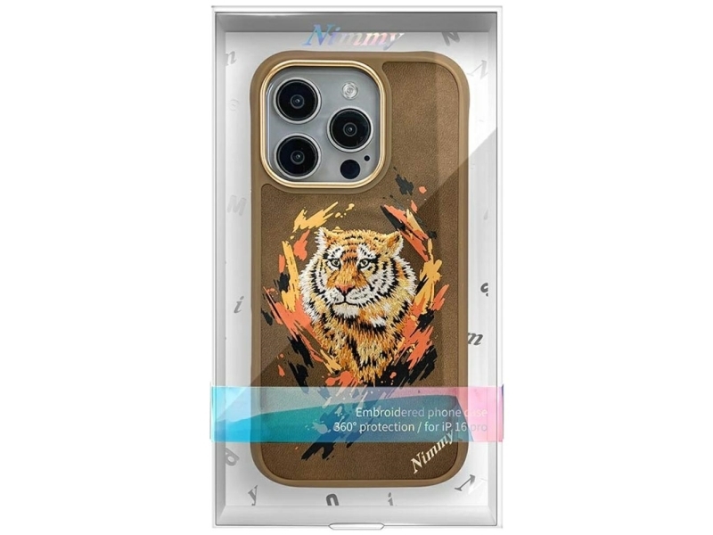 Nimmy Tiger Magsafe Cover Til Iphone 16 Pro - Brun