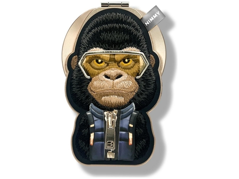 Dog & Bone Magnetisk Nøglerem Nimmy Cool&Cute 2.0 Gorilla Sort