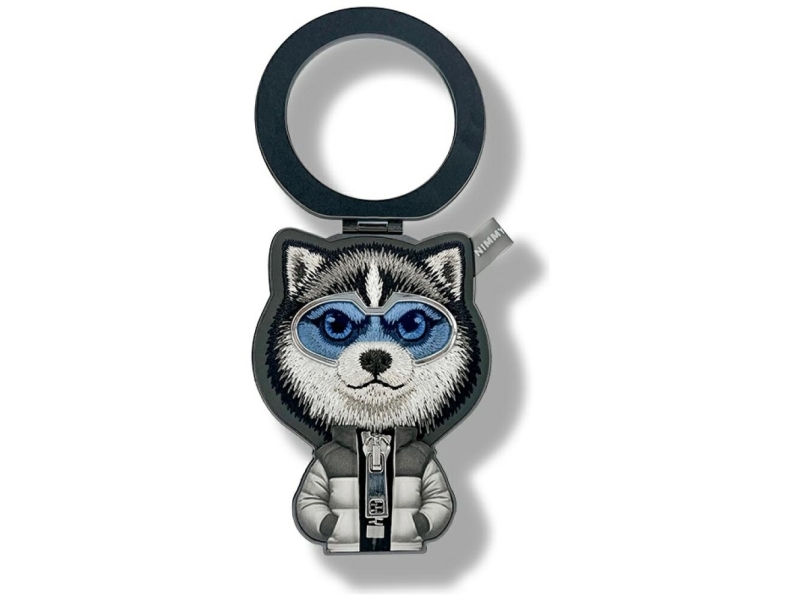 Dog & Bone Magnetischer Anhänger Nimmy Cool&Cute 2.0 Wolf Schwarz