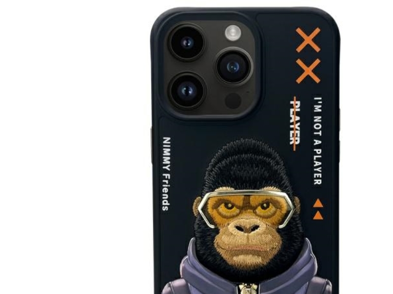 Nimmy Cool&Ampcute 2.0 Abemønster Abdeckung Til Iphone 15 Pro - Sort
