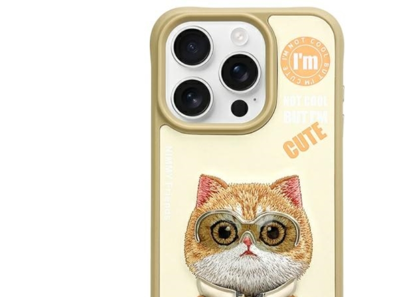 Nimmy Cool&Ampcute 2.0 Katzenhülle Für Iphone 15 Pro - Grün