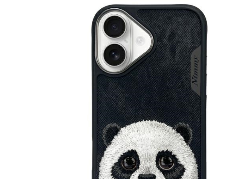 Nimmy Big Eyed Pet 2.0 Panda Case Für Iphone 16 - Schwarz