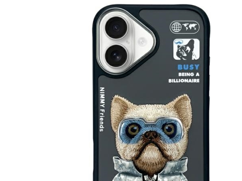 Nimmy Cool&Cute 2.0 Hundehülle Für Iphone 16 - Schwarz