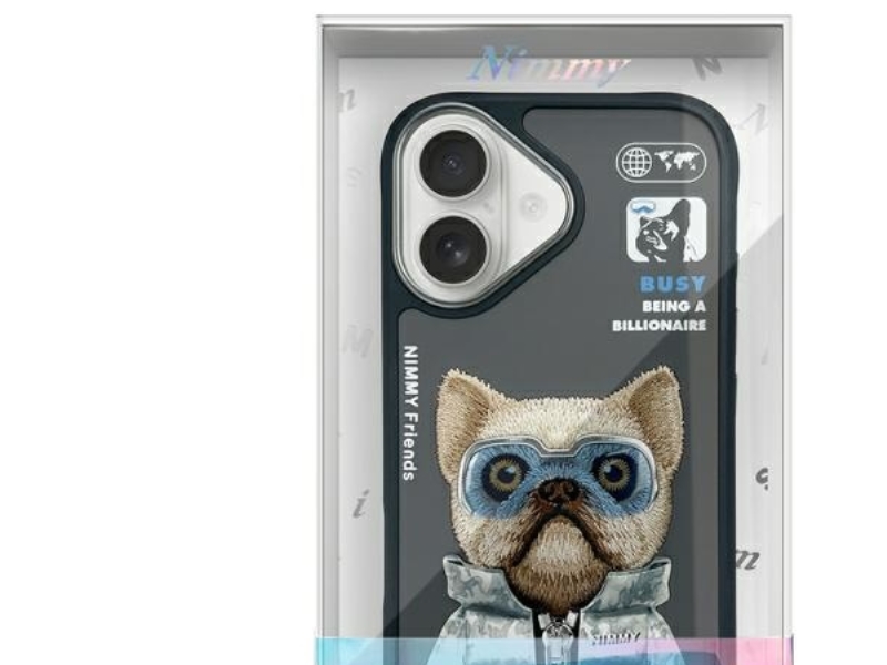 Nimmy Cool&Cute 2.0 Hundehülle Für Iphone 16 - Schwarz