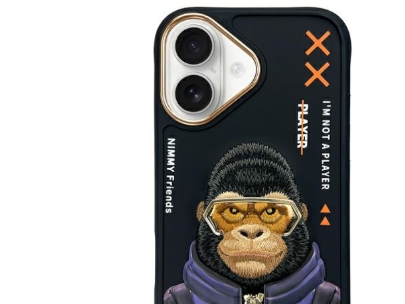 Nimmy Cool&Ampcute 2.0 Monkey Case Für Iphone 16 - Schwarz
