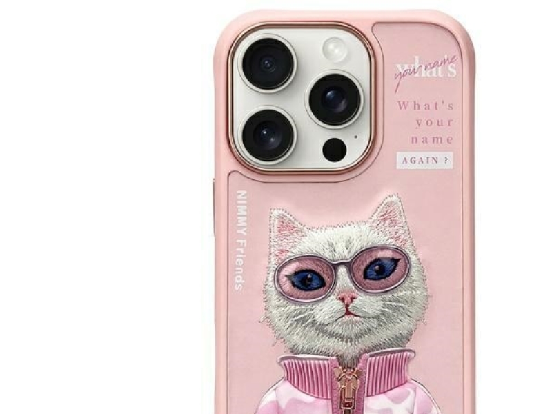 Nimmy Cool&Cute 2.0 Kattecover Til Iphone 16 Pro - Pink