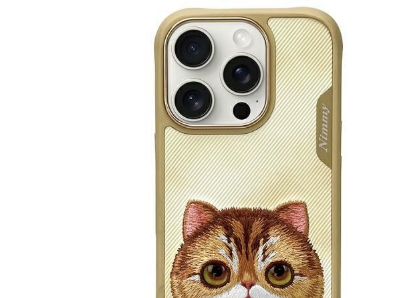 Nimmy Big Eyed Pet 2.0 Kattecover Til Iphone 16 Pro - Grøn