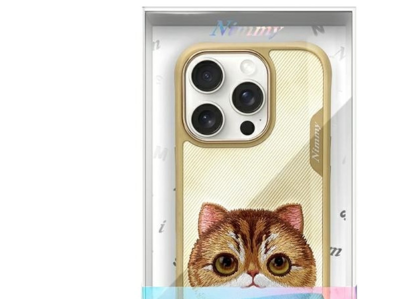 Nimmy Big Eyed Pet 2.0 Kattecover Til Iphone 16 Pro - Grøn