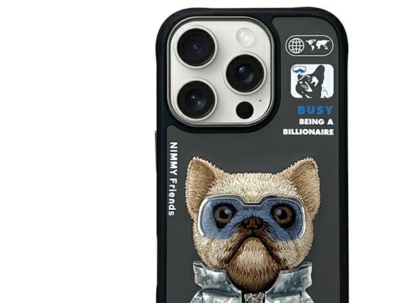 Nimmy Cool&Ampcute 2.0 Hundehülle Für Iphone 16 Pro Max - Schwarz