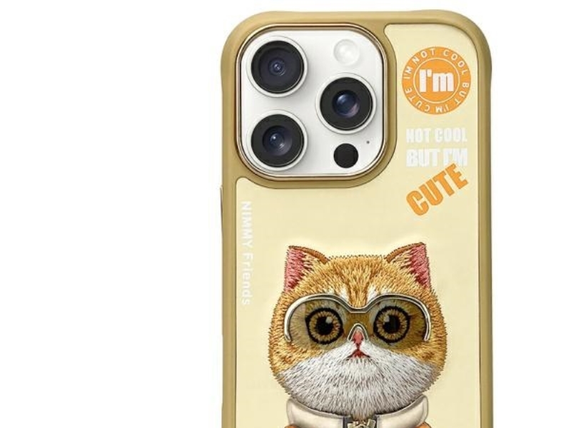 Nimmy Cool&Ampcute 2.0 Katzen-Case Für Iphone 16 Pro Max - Grün