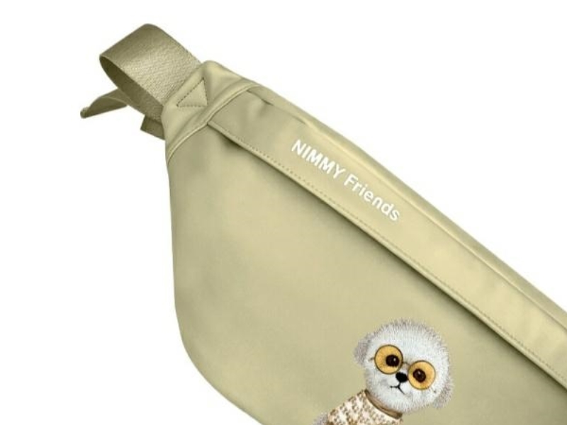 Nimmy Crossbody Brillen-Kühltasche Cool Dog Schultertasche - Grün