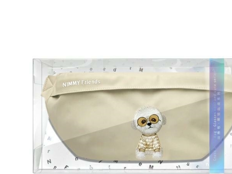 Nimmy Crossbody Briller Køletaske Med Hund - Grøn