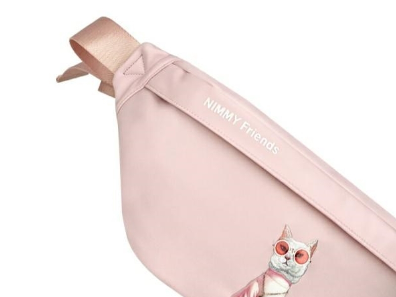Nimmy Crossbody Briller Cool Cat Skuldertaske - Pink