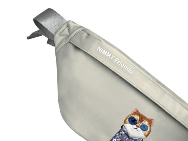Nimmy Crossbody Brilletaske Cool Cat Skuldertaske - Grå
