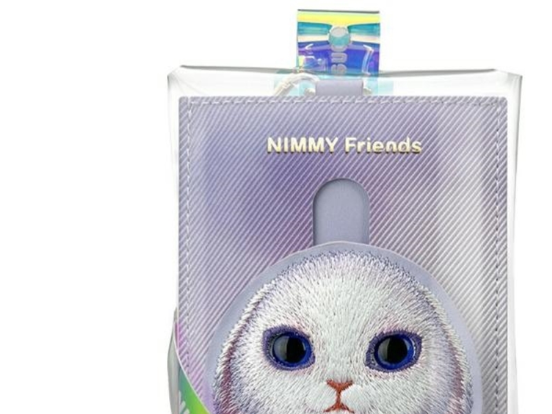 Nimmy Big Eyed Pet 2.0 Kanin Tegnebogskortholder - Lilla