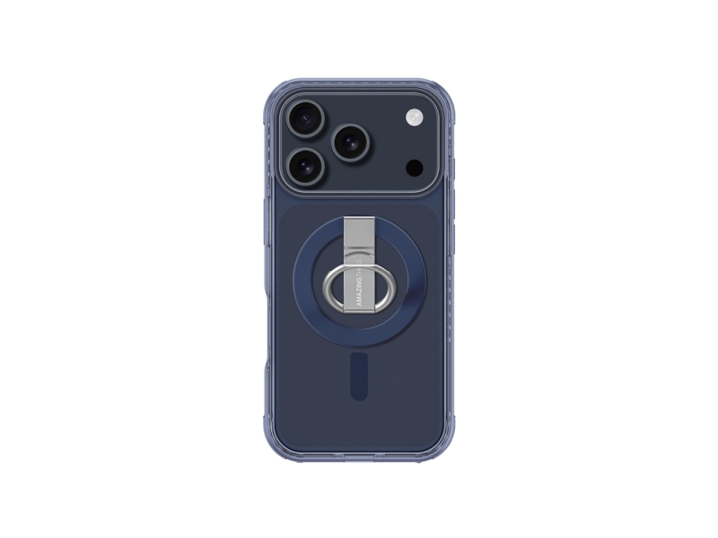 Amazingthing Hülle Amazingthing Titan Pro Grip Ring Set Für Iphone 17 Pro Max Kompatibel Mit Magsafe - Blau