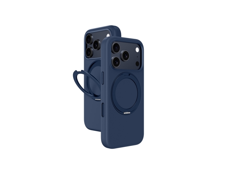 Amazingthing Cloudie Etui Med Holder Til Iphone 17 Pro Max - Blå