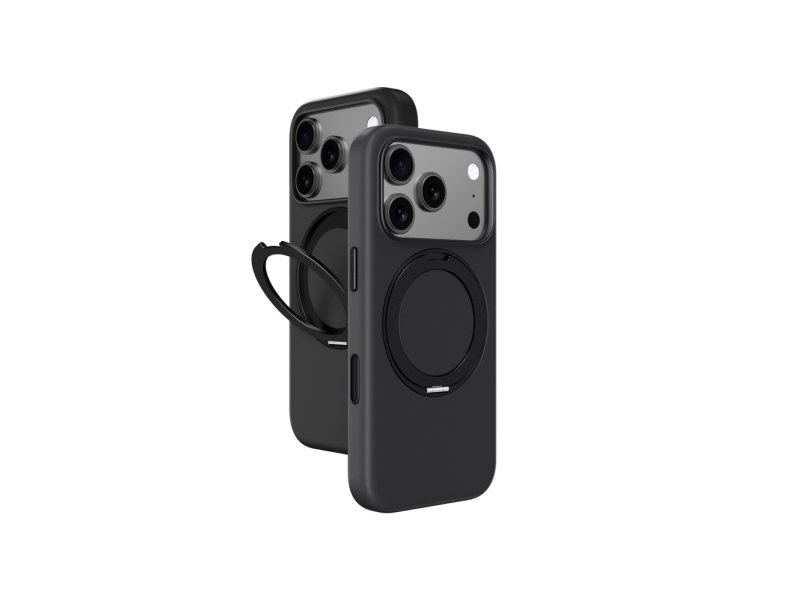 Amazingthing Hülle/Case Amazingthing Cloudie Für Iphone 17 Pro Max Mit Stand - Schwarz