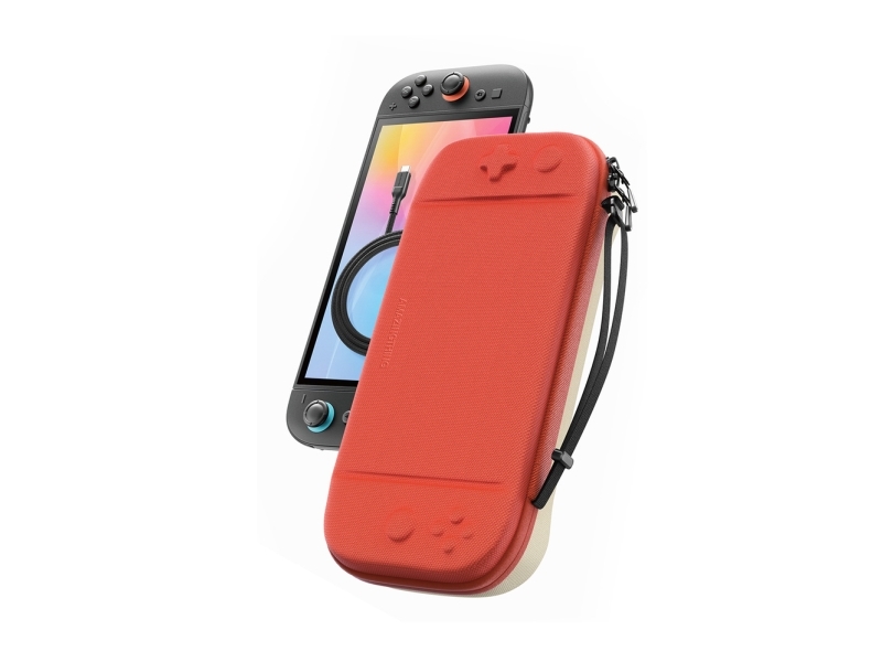 Amazingthing Playshield Edc Beskyttelsesetui Til Nintendo Switch 2 - Rød