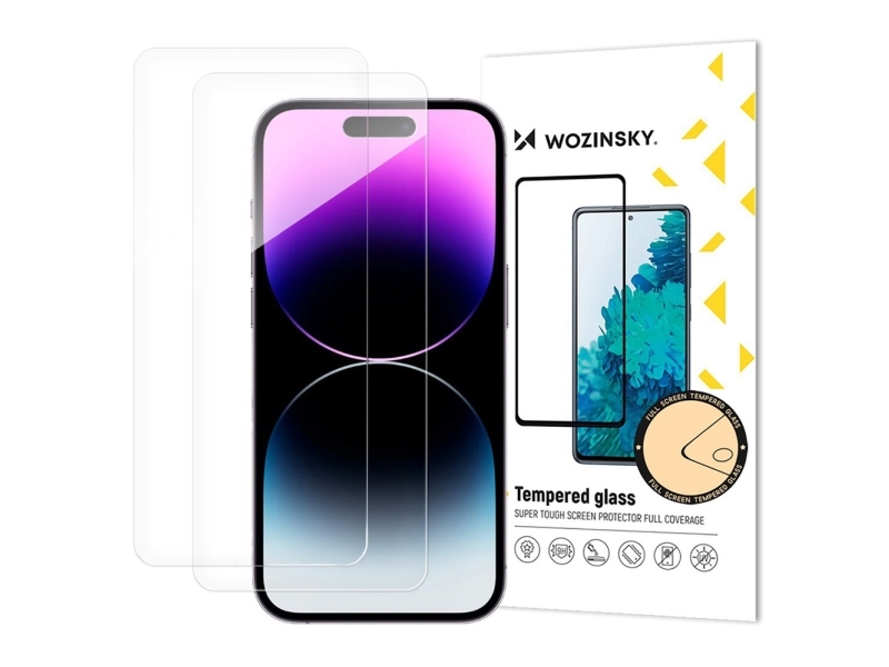 Wozinsky Hærdet Glas 2-Pak Til Iphone 17/16 Pro