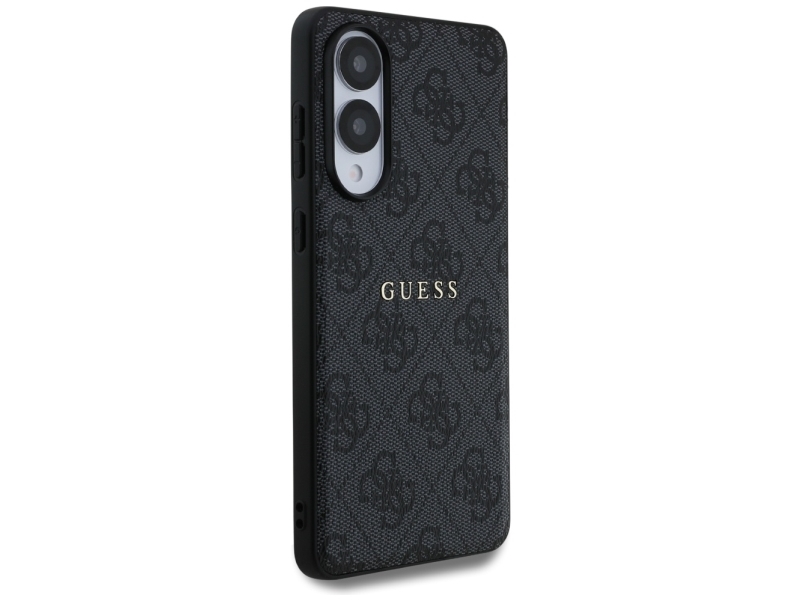 Guess 4G Ring Classic Logo Magsafe-Cover Til Samsung Galaxy S25 Edge - Sort