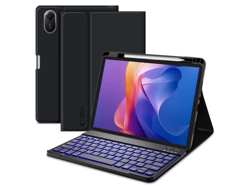 Tech-Protect SC Pen Case for Xiaomi Redmi Pad 2 11.0 with Keyboard (US International) - Black