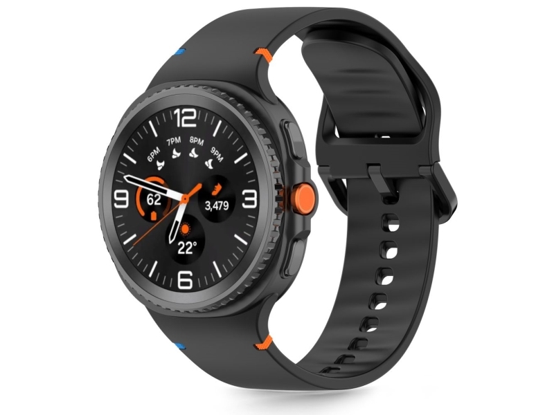 Tech-Protect  Silicone Strap for Samsung Galaxy Watch 40 / 44 / 46 mm - Black
