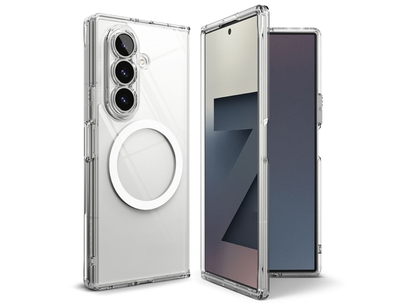 Ringke Fusion Magnetisk Magsafe Cover Til Samsung Galaxy Z Fold 7 - Transparent