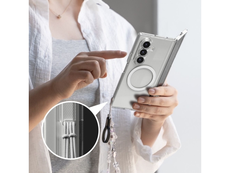 Ringke Fusion Magnetische Magsafe Hülle Für Samsung Galaxy Z Fold 7 - Transparent