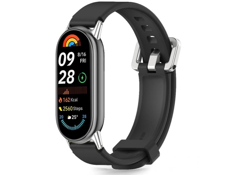 Tech-Protect Iconband Classic Armband Für Xiaomi Smart Band 8 / 9 / 10 / Nfc - Schwarz