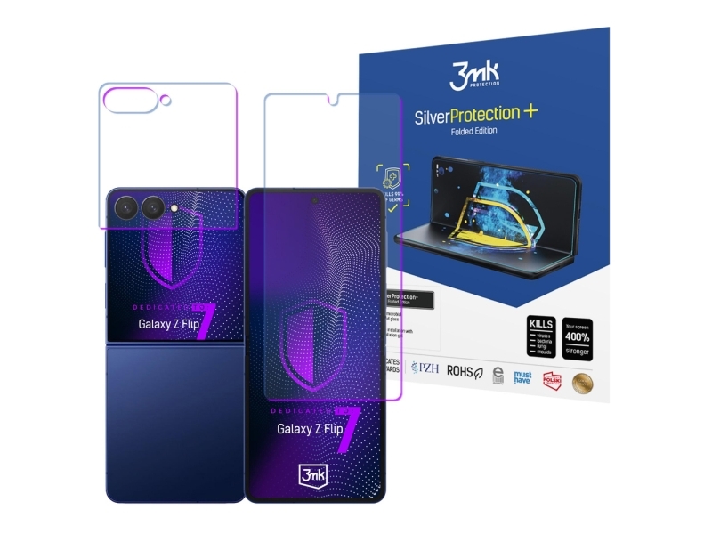 3Mk Silverprotect+ Folded Edition Nassfeste Antimikrobielle Folie Für Samsung Galaxy Z Flip7