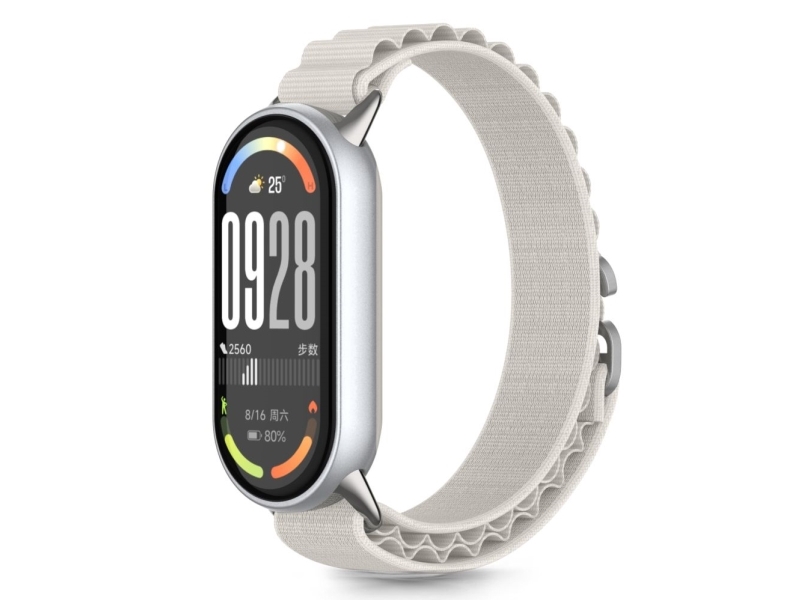 4Kom.Pl Tech-Protect Nylonarmband Für Xiaomi Smart Band 8/9/10/Nfc Starlight