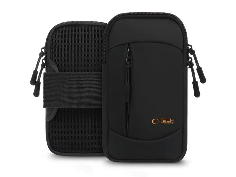 Tech-Protect Tech-Protect M6 Universelles Sportarmband Schwarz/Orange